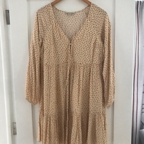 American Eagle Floral Ditsy Print Babydoll Dress - Picture 4 of 6